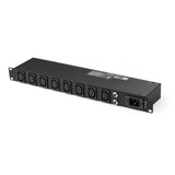 StarTech.com 1U 19 inch 8 Port Rack Mount PDU - IEC C13 Socket Rackmount Power Supply/Strip - Horizontal Server Rack Mountable PDU /Data Center Power Distribution Unit 16A 240V