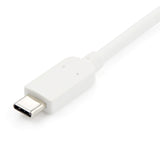 StarTech.com USB C to HDMI 2.0 Adapter with Power Delivery - 4K 60Hz USB Type-C to HDMI Display Video Converter - 60W PD Pass-Through Charging Port - Thunderbolt 3 Compatible - White
