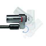 Kensington MicroSaver® DS Master Keyed Ultra-Thin Laptop Lock - Administrator access with user keys