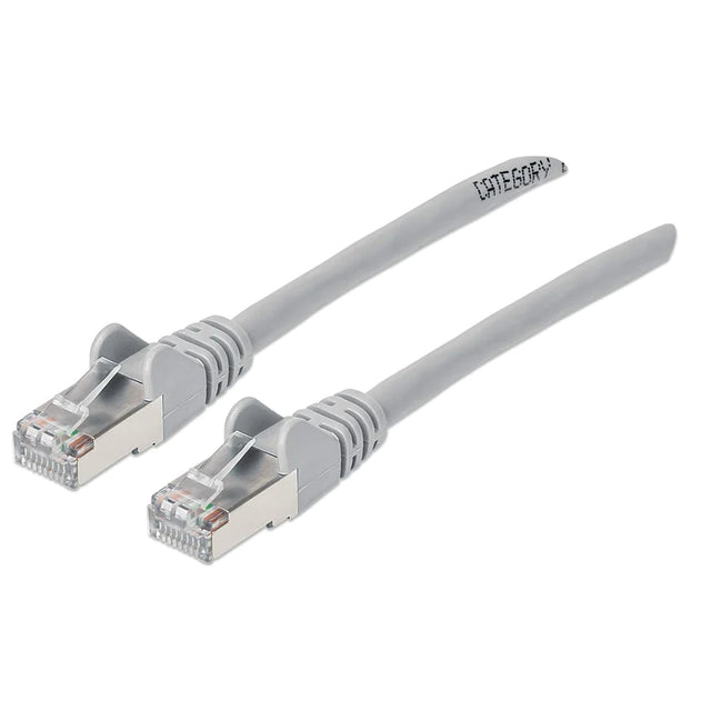 Intellinet IEC-C6AS-GY-7 networking cable Grey 2 m Cat6a S/FTP (S-STP)