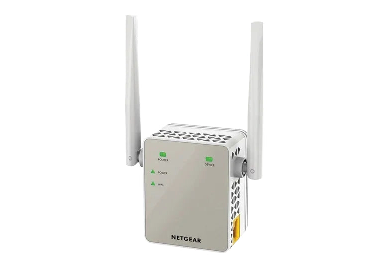 NETGEAR EX6120-100CNS network extender Network repeater Grey, White 10, 100 Mbit/s