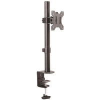 StarTech.com Single Monitor Desk Mount - Single Screen Heavy Duty Pole Mount for up to 34" (17.6lb/8kg) VESA Compatible Displays - Ergonomic Height Adjustable Monitor Arm Mount - Desk Clamp/Grommet