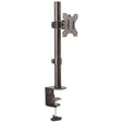 StarTech.com Single Monitor Desk Mount - Single Screen Heavy Duty Pole Mount for up to 34" (17.6lb/8kg) VESA Compatible Displays - Ergonomic Height Adjustable Monitor Arm Mount - Desk Clamp/Grommet