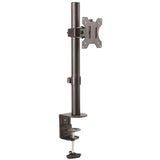 StarTech.com Single Monitor Desk Mount - Single Screen Heavy Duty Pole Mount for up to 34" (17.6lb/8kg) VESA Compatible Displays - Ergonomic Height Adjustable Monitor Arm Mount - Desk Clamp/Grommet
