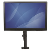 StarTech.com Single Monitor Desk Mount - Single Screen Heavy Duty Pole Mount for up to 34" (17.6lb/8kg) VESA Compatible Displays - Ergonomic Height Adjustable Monitor Arm Mount - Desk Clamp/Grommet