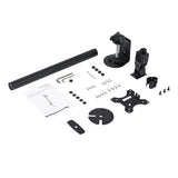 StarTech.com Single Monitor Desk Mount - Single Screen Heavy Duty Pole Mount for up to 34" (17.6lb/8kg) VESA Compatible Displays - Ergonomic Height Adjustable Monitor Arm Mount - Desk Clamp/Grommet