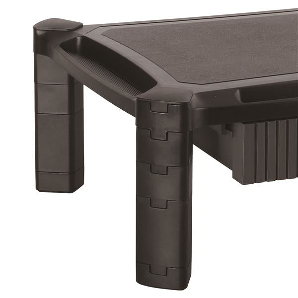 StarTech.com Monitor Riser with Drawer - Height Adjustable - Large - For up to 32" (22lb/10kg) Displays