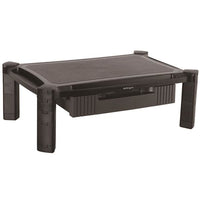 StarTech.com Monitor Riser with Drawer - Height Adjustable - Large - For up to 32" (22lb/10kg) Displays