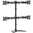StarTech.com Quad-Monitor Desktop Stand - Articulating - For up to 27" (17.6lb/8kg) Displays