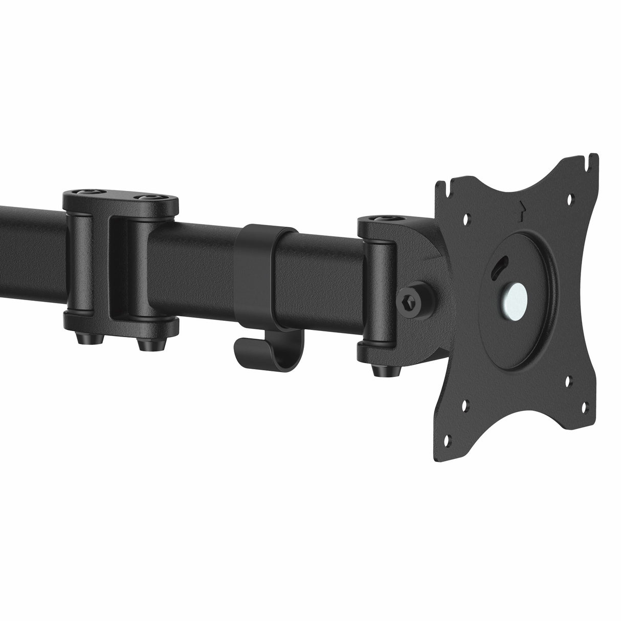 StarTech.com Desk Mount Monitor Arm for up to 34" (17.6lb/8kg) VESA Compatible Displays - Articulating Pole Mount Single Monitor Arm - Ergonomic Height Adjustable Monitor Mount - Desk Clamp/Grommet