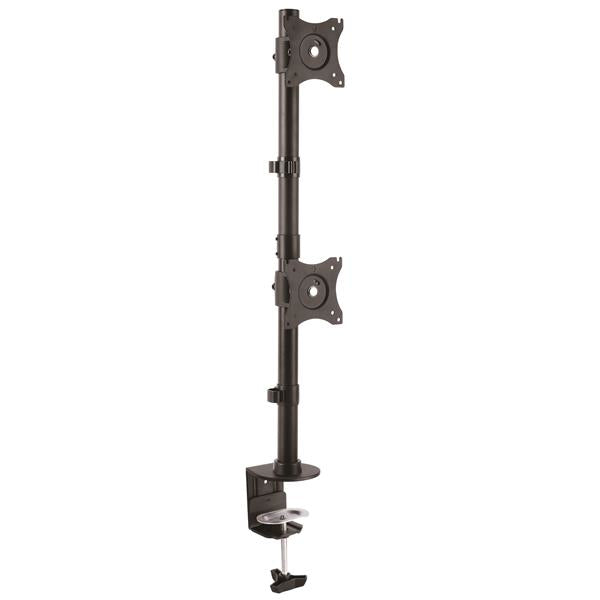 StarTech.com Desk-Mount Dual Monitor Mount, Vertical, Steel - For up to two 27" or 34" Ultrawide (22lb/10kg) VESA Mount Displays