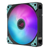 ASUS ROG RYUO IV 360 ARGB Hatsune Miku Edition Processor All-in-one liquid cooler 12 cm Black, Turquoise