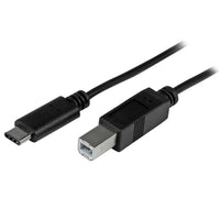 StarTech.com 6.6ft (2m) USB-B to USB-C Cable, Data Cord, USB 2.0, USB-C Data Transfer Cable