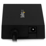 StarTech.com 4 Port USB C Hub - USB Type-C Hub w/ 4x USB-A Ports (USB 3.0/3.1 Gen 1 SuperSpeed 5Gbps) - USB Bus or Self Power - Portable USB-C to USB-A BC 1.2 Charging Hub w/ Power Adapter~4 Port USB C Hub - USB Type-C Hub w/ 4x USB-A Ports USB 3.0...