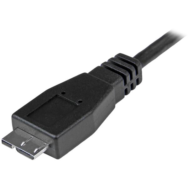 StarTech.com 1.6ft (50cm) USB-C to Micro USB-B Cable, USB 10Gbps, Data Cord, 3A, USB C to Micro-B Data Transfer Cable
