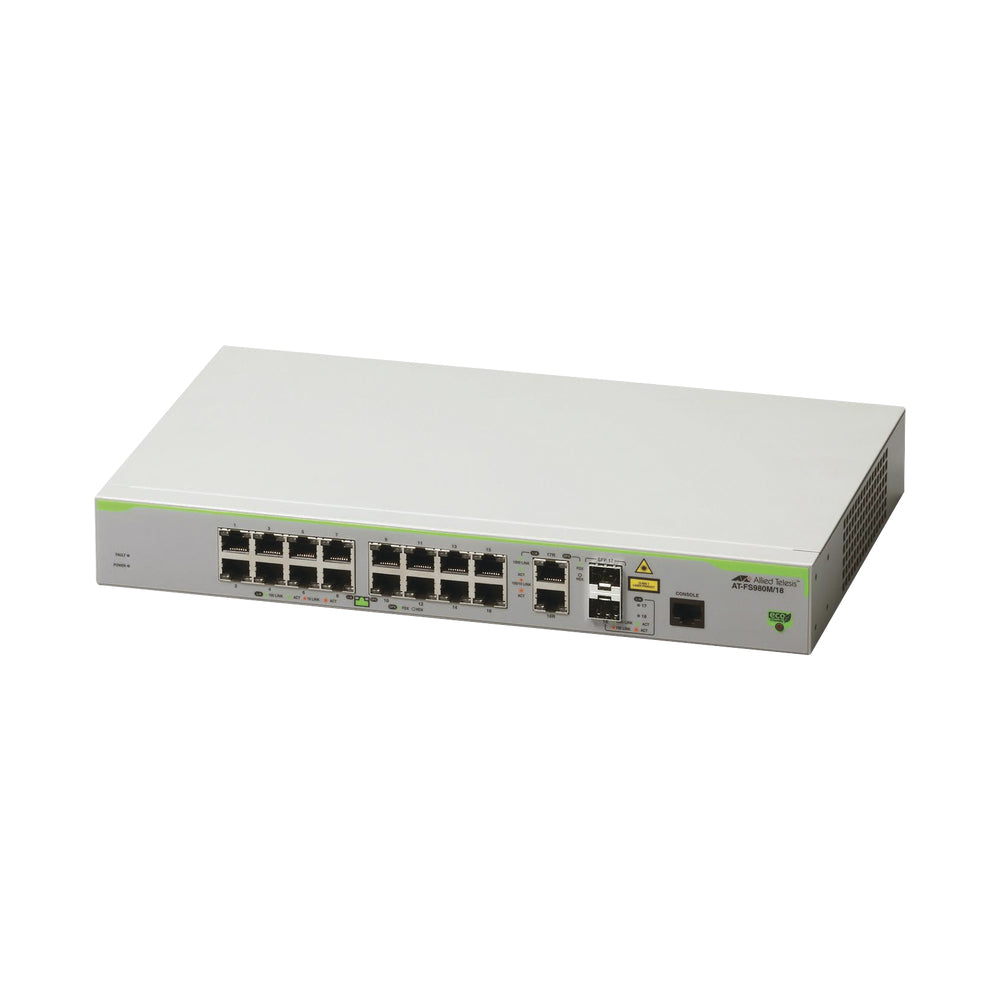 Allied Telesis FS980M/18 Managed L3 Fast Ethernet (10/100) Grey