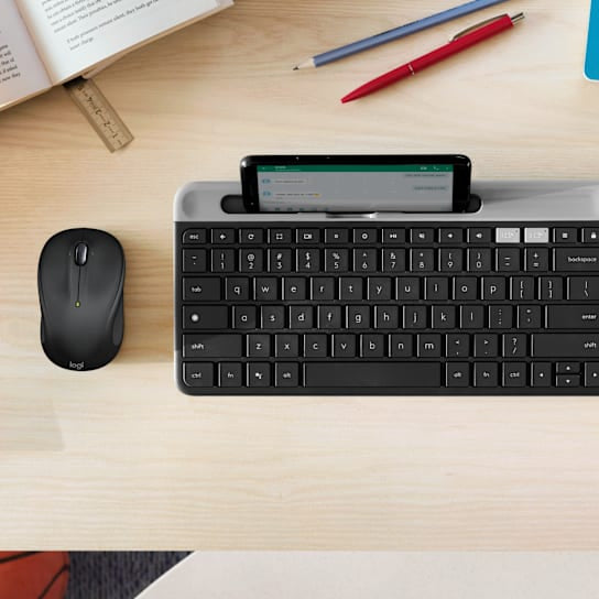 Logitech M325s mouse Travel Ambidextrous RF Wireless Optical 1000 DPI