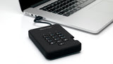 iStorage diskAshur² HDD 1TB Black | Secure Portable Hard Drive |AES-XTS 256-bit Hardware Encryption | PIN protected | OS & Platform Independent | TAA Compliant|Brute force hack defence | Dust/Water Resistant