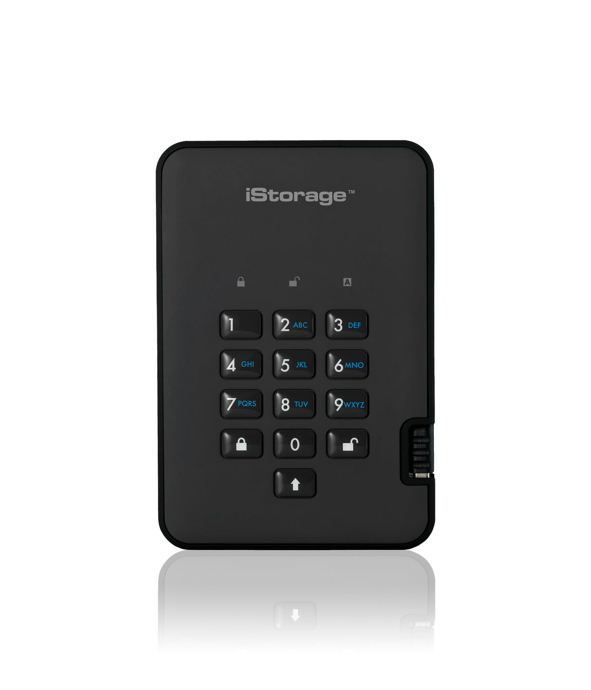 iStorage diskAshur² HDD 3TB Black | Secure Portable Hard Drive |AES-XTS 256-bit Hardware Encryption | PIN protected | OS & Platform Independent | TAA Compliant|Brute force hack defence | Dust/Water Resistant