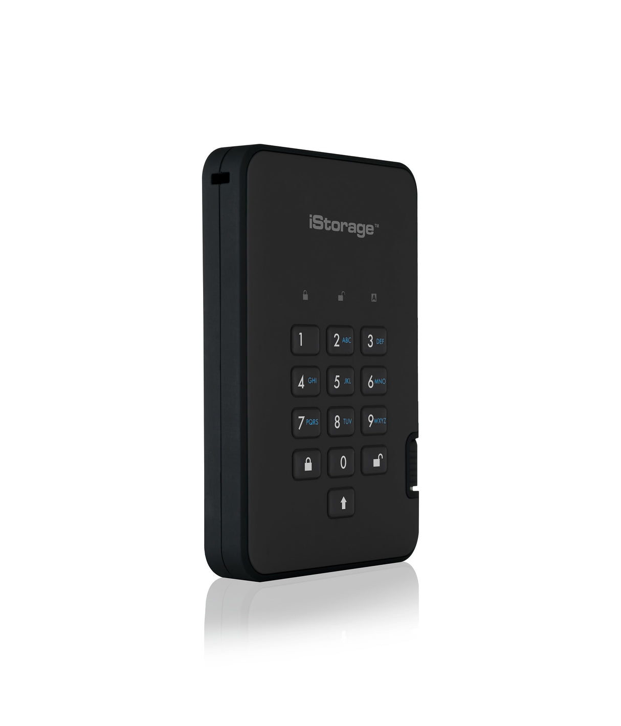 iStorage diskAshur² HDD 1TB Black | Secure Portable Hard Drive |AES-XTS 256-bit Hardware Encryption | PIN protected | OS & Platform Independent | TAA Compliant|Brute force hack defence | Dust/Water Resistant