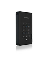 iStorage diskAshur² HDD 2TB Black | Secure Portable Hard Drive |AES-XTS 256-bit Hardware Encryption | PIN protected | OS & Platform Independent | TAA Compliant|Brute force hack defence | Dust/Water Resistant