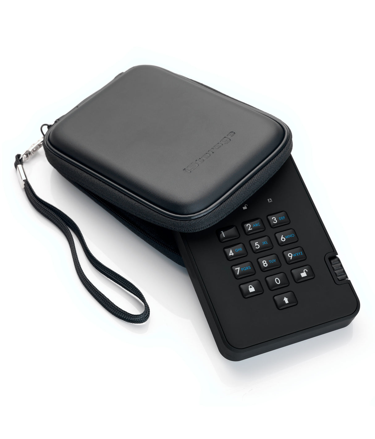 iStorage diskAshur² HDD 1TB Black | Secure Portable Hard Drive |AES-XTS 256-bit Hardware Encryption | PIN protected | OS & Platform Independent | TAA Compliant|Brute force hack defence | Dust/Water Resistant