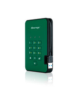 iStorage diskAshur² SSD 512GB Green | Secure Portable Solid State Drive |AES-XTS 256-bit Hardware Encryption | PIN protected | OS & Platform Independent | TAA Compliant |Brute force hack defence | Dust/Water Resistant