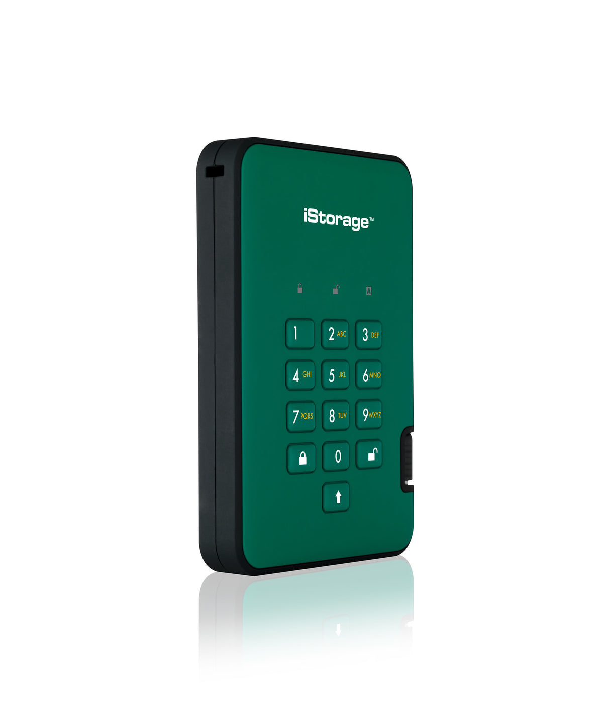 iStorage diskAshur² SSD 512GB Green | Secure Portable Solid State Drive |AES-XTS 256-bit Hardware Encryption | PIN protected | OS & Platform Independent | TAA Compliant |Brute force hack defence | Dust/Water Resistant