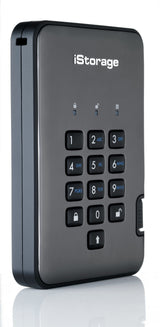 iStorage diskAshur PRO² HDD 1TB | Secure Portable Hard Drive |FIPS 140-2 Level 3 certified | AES-XTS 256-bit Hardware Encryption | PIN protected | OS & Platform Independent |GDPR, TAA Compliant|Brute force hack defence | Dust/Water Resistant