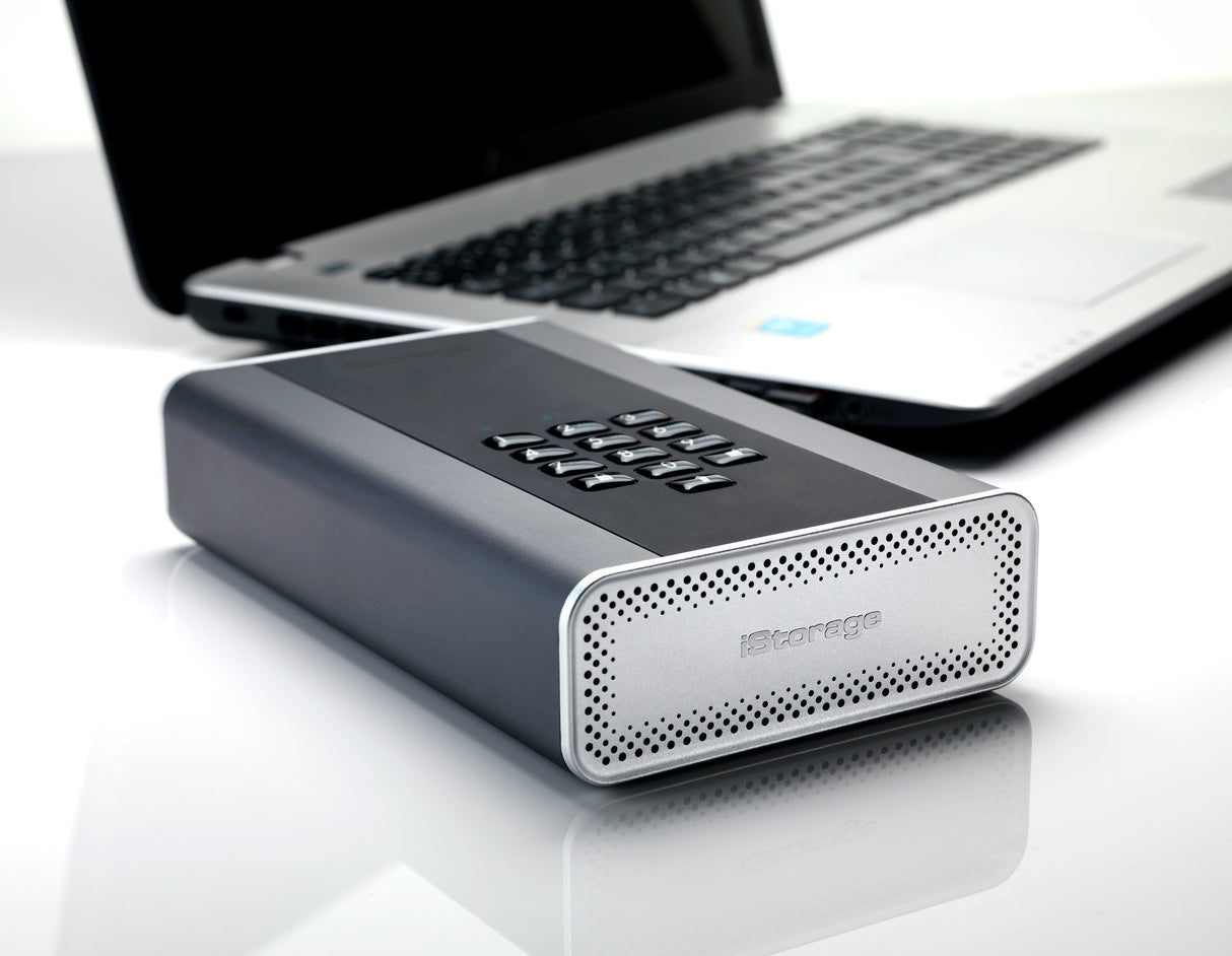 iStorage diskAshur DT² HDD 14TB | Secure Portable Desktop Drive |FIPS 140-2 Level 3 certified | AES-XTS 256-bit Hardware Encryption | Common Criteria EAL5+ (Hardware Certified) | PIN protected | OS & Platform Independent |GDPR, TAA Compliant|Brute...