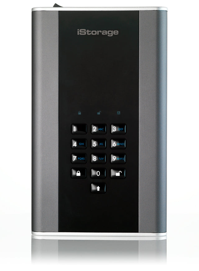 iStorage diskAshur DT² HDD 4TB | Secure Portable Desktop Drive |FIPS 140-2 Level 3 certified | AES-XTS 256-bit Hardware Encryption | Common Criteria EAL5+ (Hardware Certified) | PIN protected | OS & Platform Independent |GDPR, TAA Compliant|Brute...