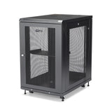 StarTech.com 18U Enterprise-Grade Server Rack Cabinet Kit, 19in Enclosed 4-Post Rack with Shelf and Cable Management, 29in (75cm) Mounting Depth, 992lb (450kg) Capacity