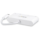 StarTech.com USB C Multiport Adapter - USB-C to DVI-D (Digital) Video Adapter with 60W Power Delivery Passthrough Charging, GbE, USB-A - Portable USB Type-C/Thunderbolt 3 Mini Laptop Dock