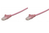 Intellinet 0.3m Cat6 UTP networking cable Pink U/UTP (UTP)