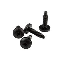 StarTech.com 50-Pack 10-32 19mm Screws,Mounting Screws for 19" or 10" Server Racks, Cabinets and Enclosures, Black - TAA