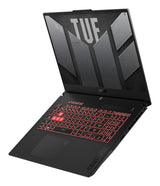 ASUS TUF Gaming A17 FA707NU-DS53-CA AMD Ryzen™ 5 7535HS Laptop 43.9 cm (17.3") Full HD 16 GB DDR5-SDRAM 512 GB SSD NVIDIA GeForce RTX 4050 Wi-Fi 6 (802.11ax) Windows 11 Home Black, Grey
