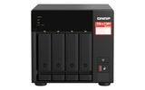 QNAP TS-473A + QSW-1105-5T Bundle Pack NAS Tower Ryzen Embedded V1500B 8 GB DDR4 0 TB QNAP Turbo System Black