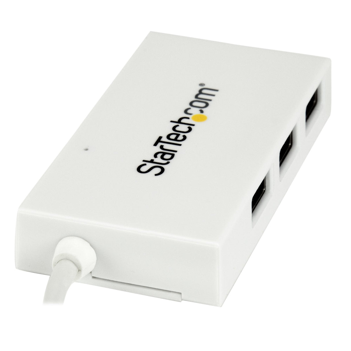 StarTech.com 4 Port USB C Hub with 1x USB-C & 3x USB-A Ports (SuperSpeed 5Gbps) - USB Bus Powered - Portable/Laptop USB 3.0 Adapter Hub - USB 3.2 Gen 1 Type-C Hub - White - TAA