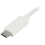 StarTech.com 4 Port USB C Hub with 1x USB-C & 3x USB-A Ports (SuperSpeed 5Gbps) - USB Bus Powered - Portable/Laptop USB 3.0 Adapter Hub - USB 3.2 Gen 1 Type-C Hub - White - TAA