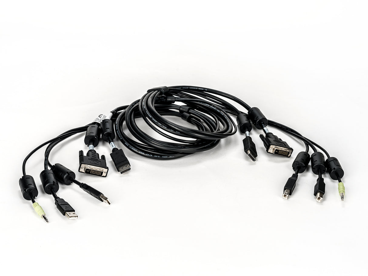 Vertiv Avocent CABLE, 1 DVI-D/1 DISPLAYPORT/2 USB/1 AUDIO, 6FT