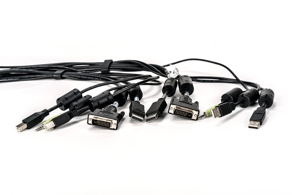 Vertiv Avocent CABLE, 1 DVI-D/1 DISPLAYPORT/2 USB/1 AUDIO, 6FT