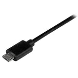 StarTech.com 1.6ft (50cm) USB-C to Micro USB-B Cable, Data Cord, USB 2.0, USB C to Micro-B Data Transfer Cable