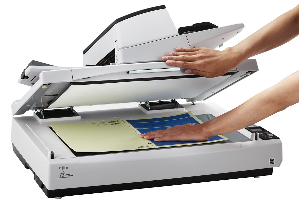 Fujitsu FI-7700 Flatbed & ADF scanner 600 x 600 DPI A3 Black, White