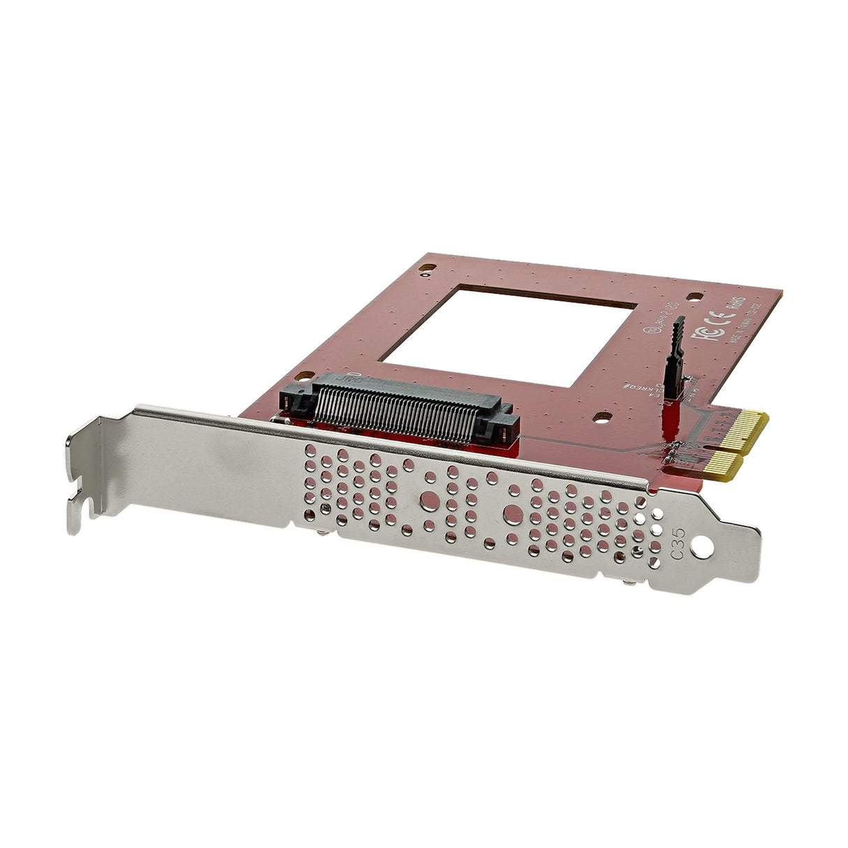 StarTech.com U.2 to PCIe Adapter for 2.5" U.2 NVMe SSD - SFF-8639 - x4 PCI Express 4.0 - TAA