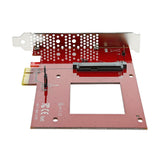StarTech.com U.2 to PCIe Adapter for 2.5" U.2 NVMe SSD - SFF-8639 - x4 PCI Express 4.0 - TAA