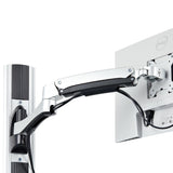 StarTech.com Wall Mount Workstation, VESA Mount For 32" Monitor (22lb/10kg), Fully Articulating Monitor Mount & Keyboard Tray - TAA