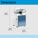 HP LaserJet Enterprise 8601dn Multifunction Black and white Printer, Only Ethernet; Duplex; Copier, Scanner