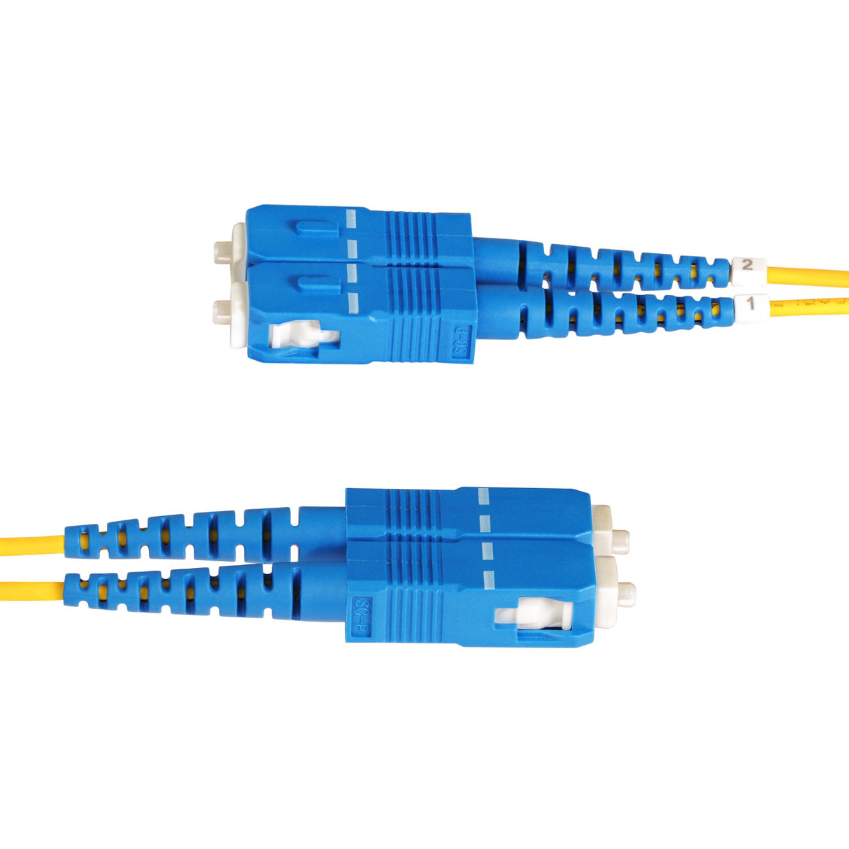 StarTech.com 20m (65.6ft) LC to SC (UPC) OS2 Single Mode Duplex Fiber Optic Cable, 9/125µm, 100G, Bend Insensitive, Low Insertion Loss - LSZH Fiber Jumper Cord