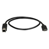 StarTech.com 1.6ft (50cm) USB-B to USB-C Cable, Data Cord, USB 2.0, USB-C Data Transfer Cable