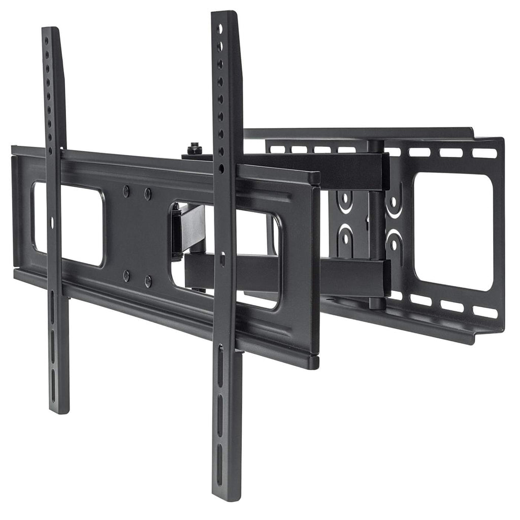 Manhattan Wall Mount for TV & Monitors (Full Motion), For screens 37" to 65", VESA compatibility: all between 200x200mm to 600x400mm - check the dimensions of the four mounting holes on back of screen to ensure it fits, Max 50kg, Black, Bracket...